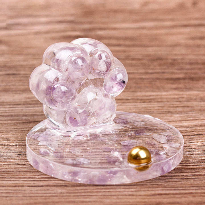 Olivenorma Natural Stone Epoxy Cat Claw Mobile Phone Holder - image 28