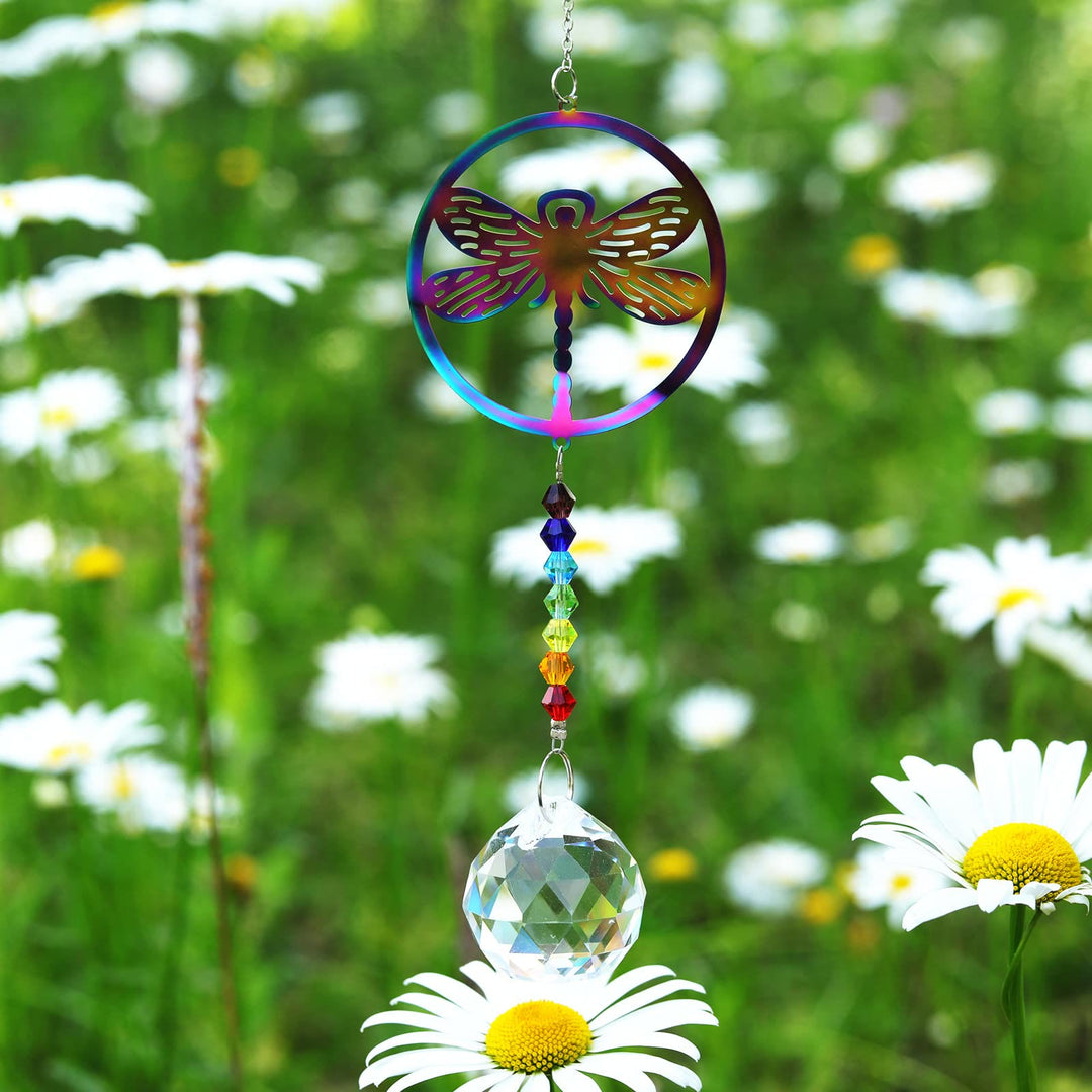 Olivenorma Clear Crystal Hanging Chakra Beads Wind Chime Suncatcher - image 33