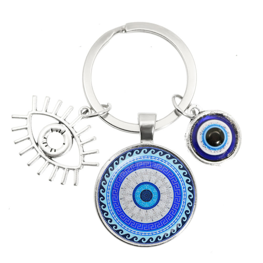Olivenorma Blue Evil Eye Hamsa Epoxy Keychain - Evil Eye#11 - image 10