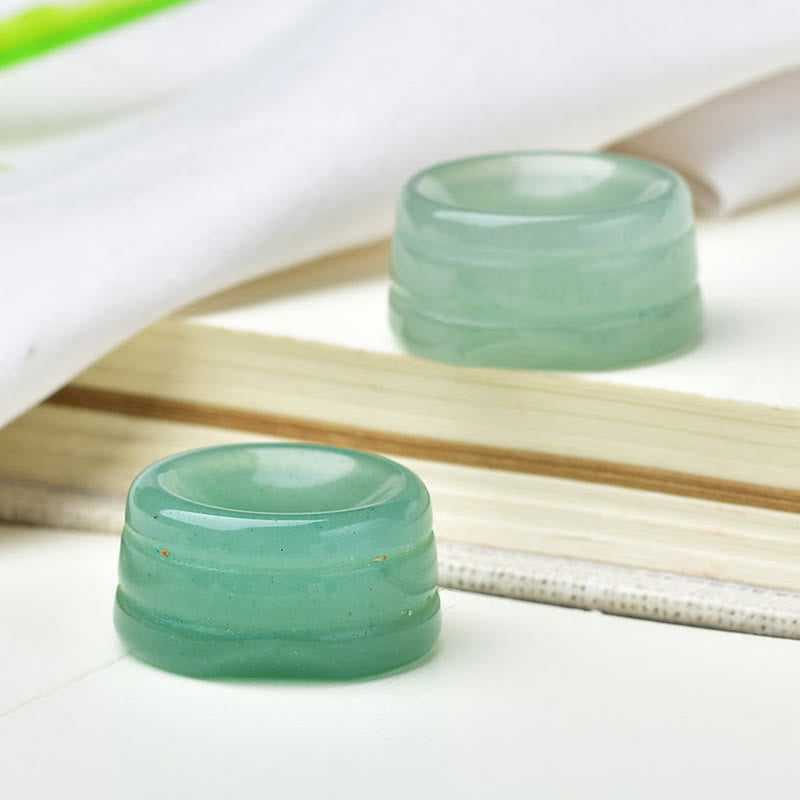 Olivenorma Natural Mineral Crystal Base Round Ball Holder Gemstone Decoration - Green Aventurine - image 21