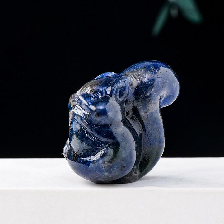Olivenorma Natural Crystal Squirrel Carving Ornament Gemstone Decoration - image 25