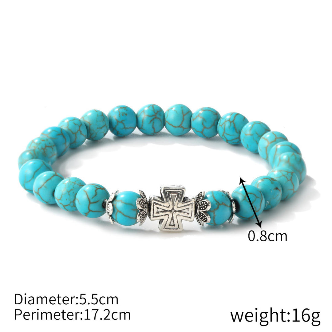 Olivenorma "Eternal Protection" Evil Eye Turquoise Bracelet