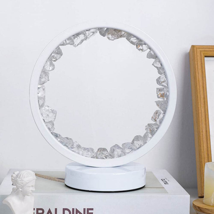 Olivenorma Natural "Amethyst Crystal Cluster Zen Light" Lamp Lights LED Decoration Rechargeable - image 8