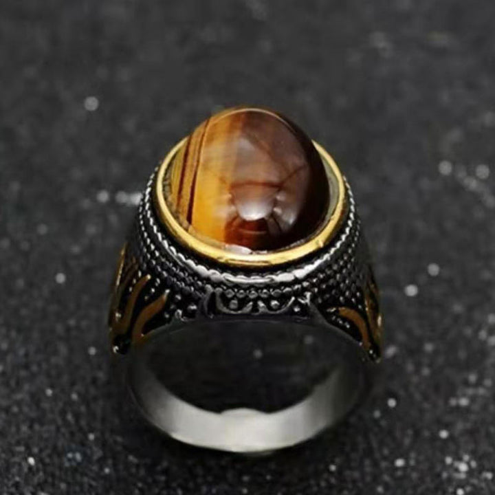 Olivenorma Tiger Eye Protection Ring