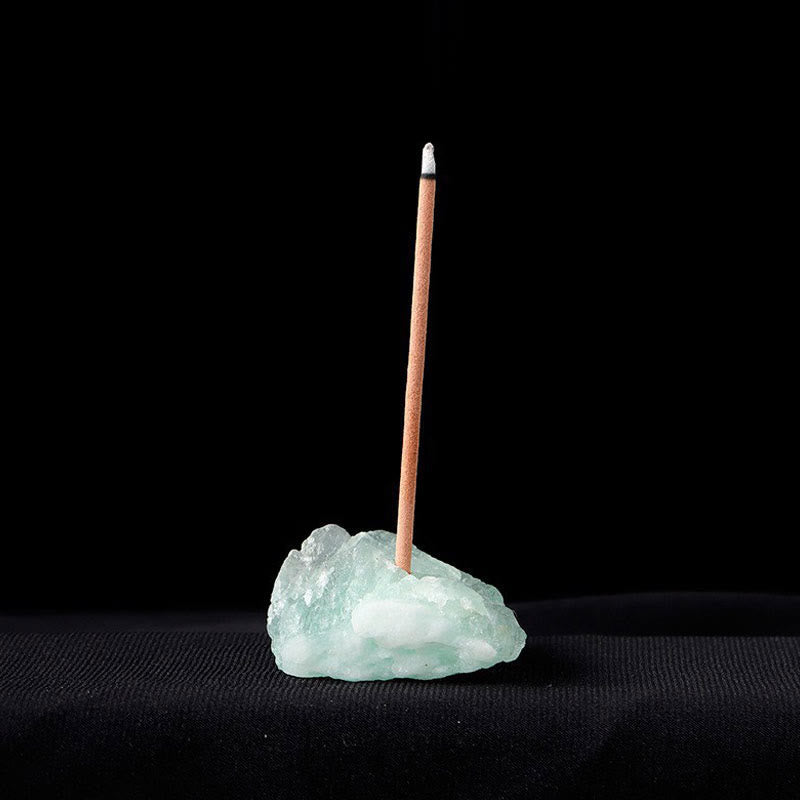 Olivenorma Crystal Raw Stone Incense Stick Holder Gemstone Decoration - image 42