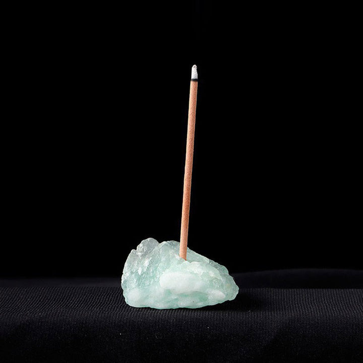 Olivenorma Crystal Raw Stone Incense Stick Holder Gemstone Decoration - image 42