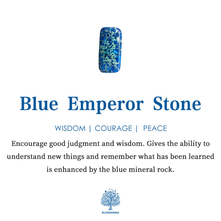 Olivenorma Emperor Stone Chakra Energy Bracelet  - image 5