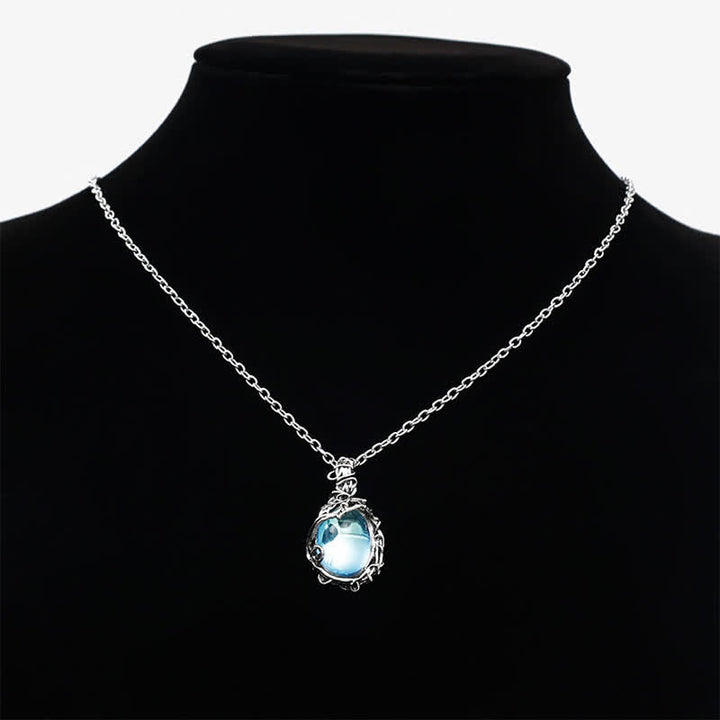 Olivenorma Moonstone Aurora Necklace