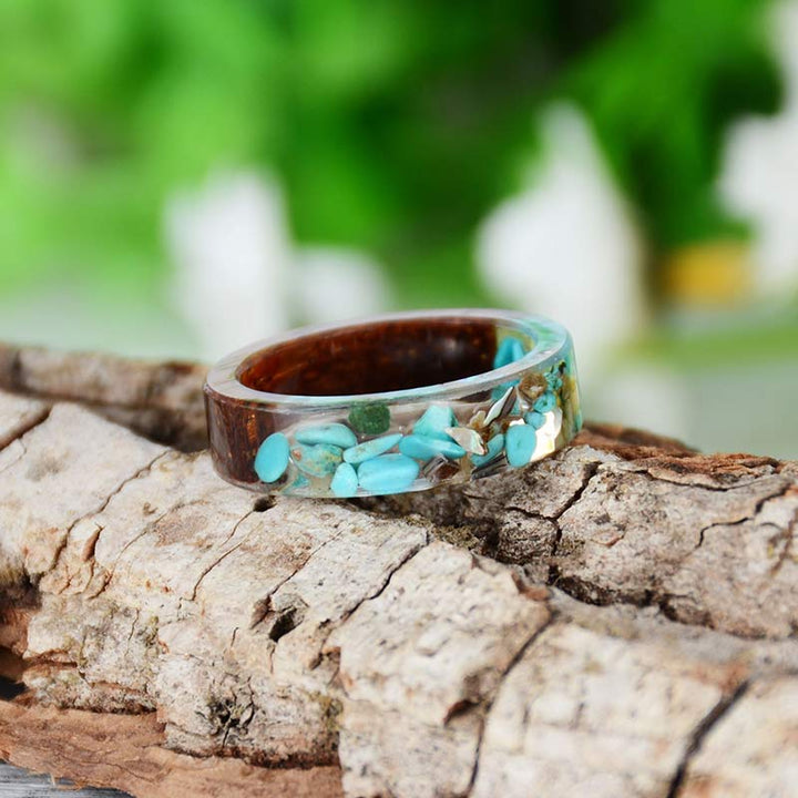 Olivenorma Intellectual & Optimistic - Handmade Wood Ring - image 5