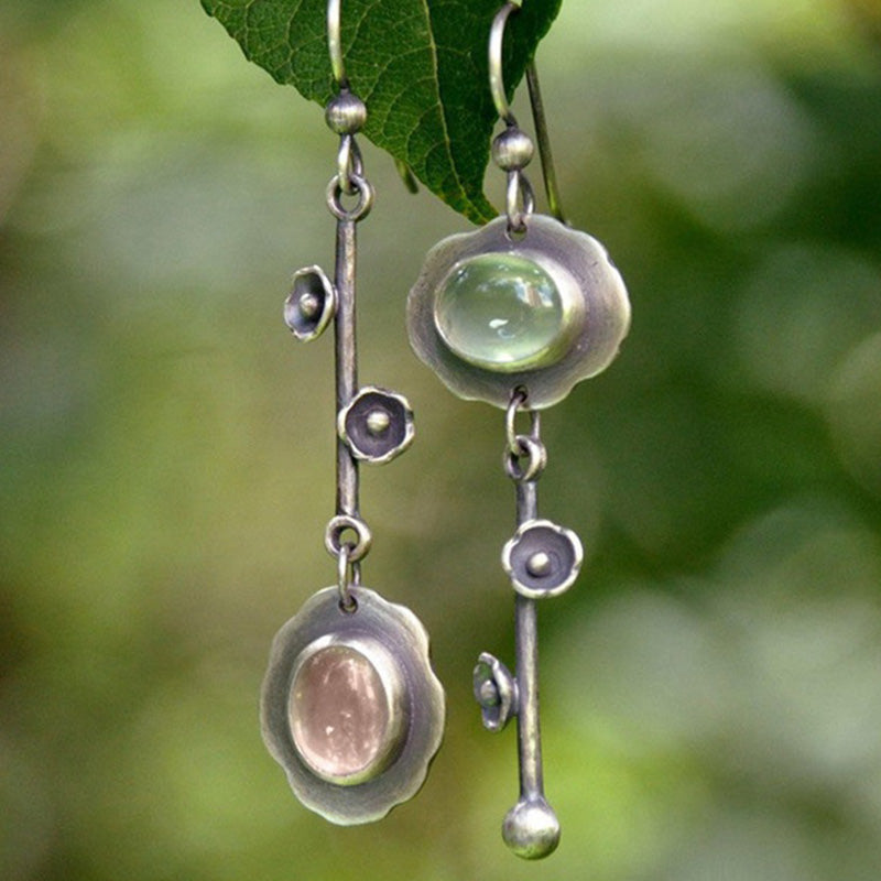 Olivenorma Retro Crystal Purification Earrings