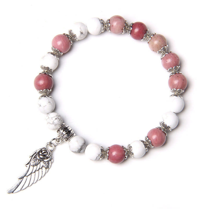 Olivenorma "Peace Energy" - Colors Crystal Agate Wing Bracelet