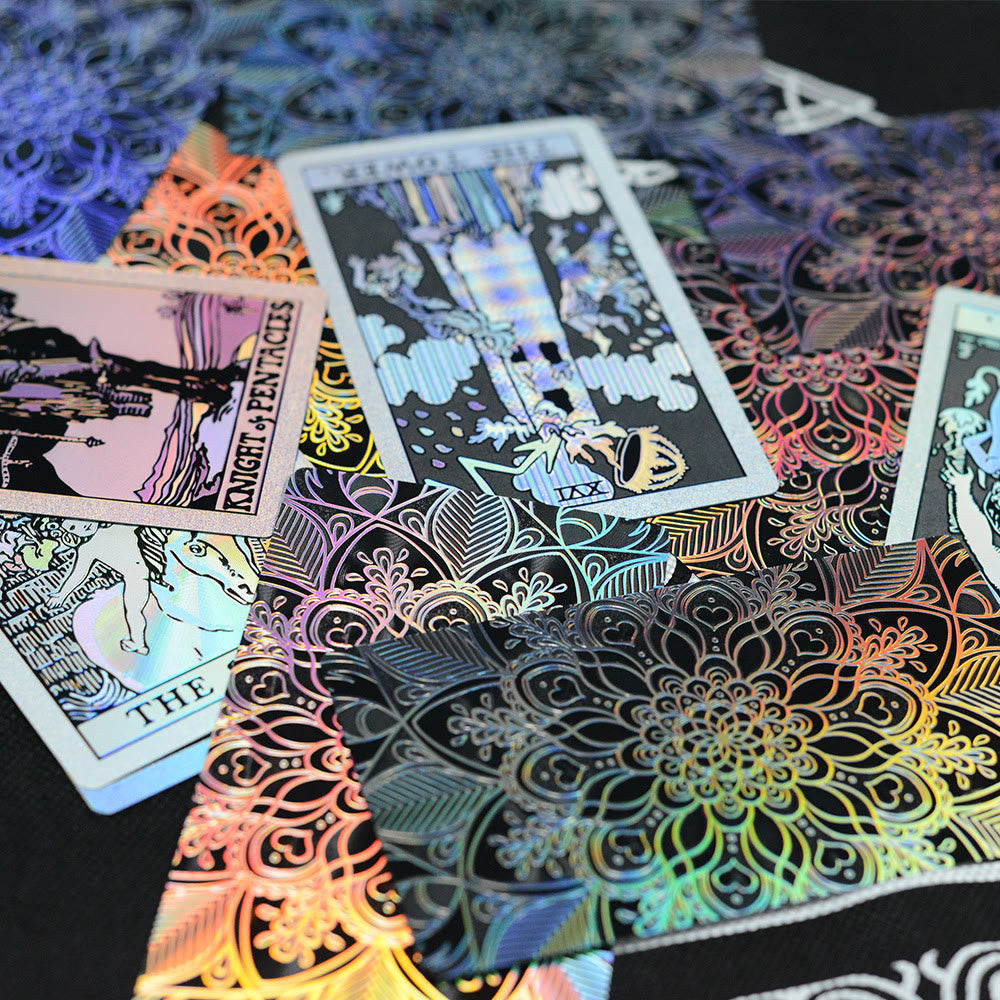 Olivenorma Bronzing Gold Foil Laser Bright Tarot Deck Cards