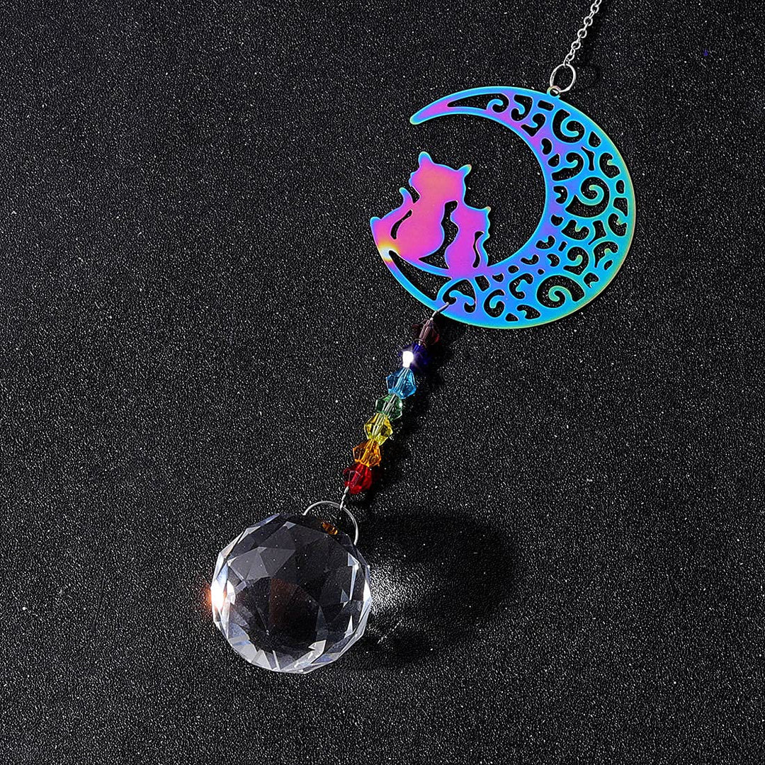Olivenorma Clear Crystal Hanging Chakra Beads Wind Chime Suncatcher - image 28
