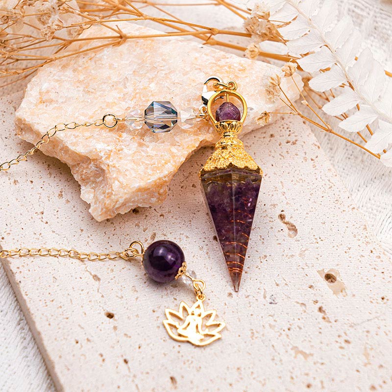 Natural Crystal Stone Pendulum