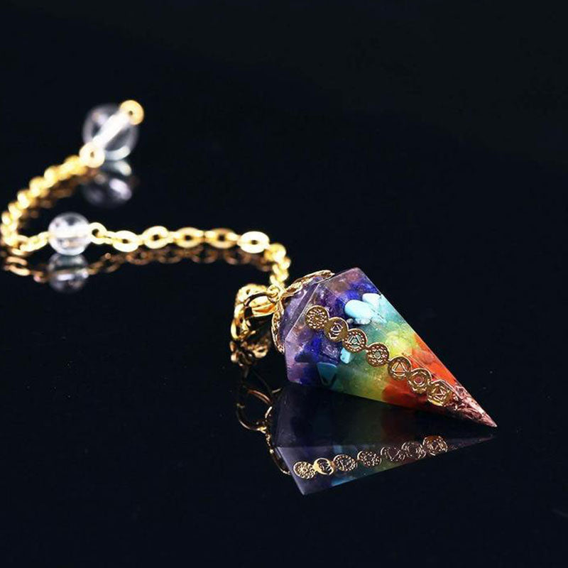 Olivenorma Chakra Orgone Divination Pendulum