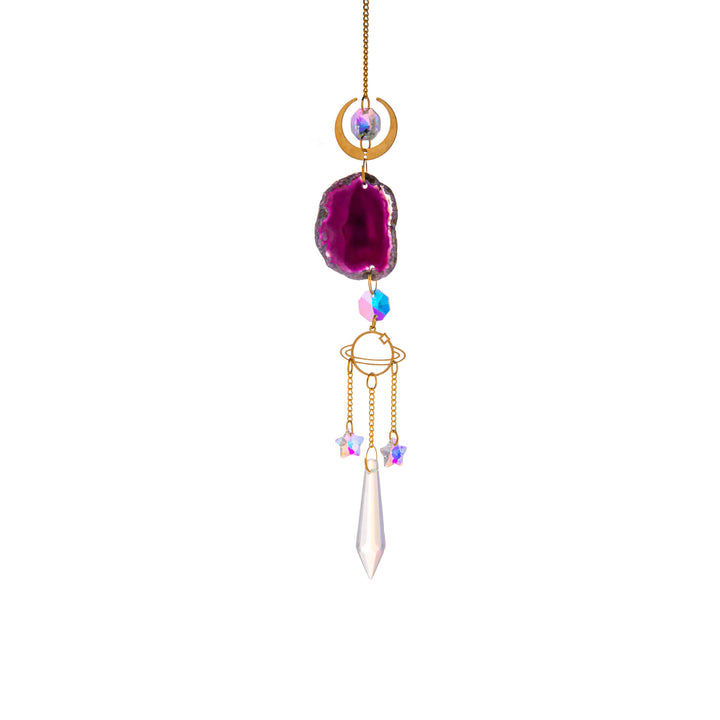 Olivenorma Agate Suncatcher Wind Chime