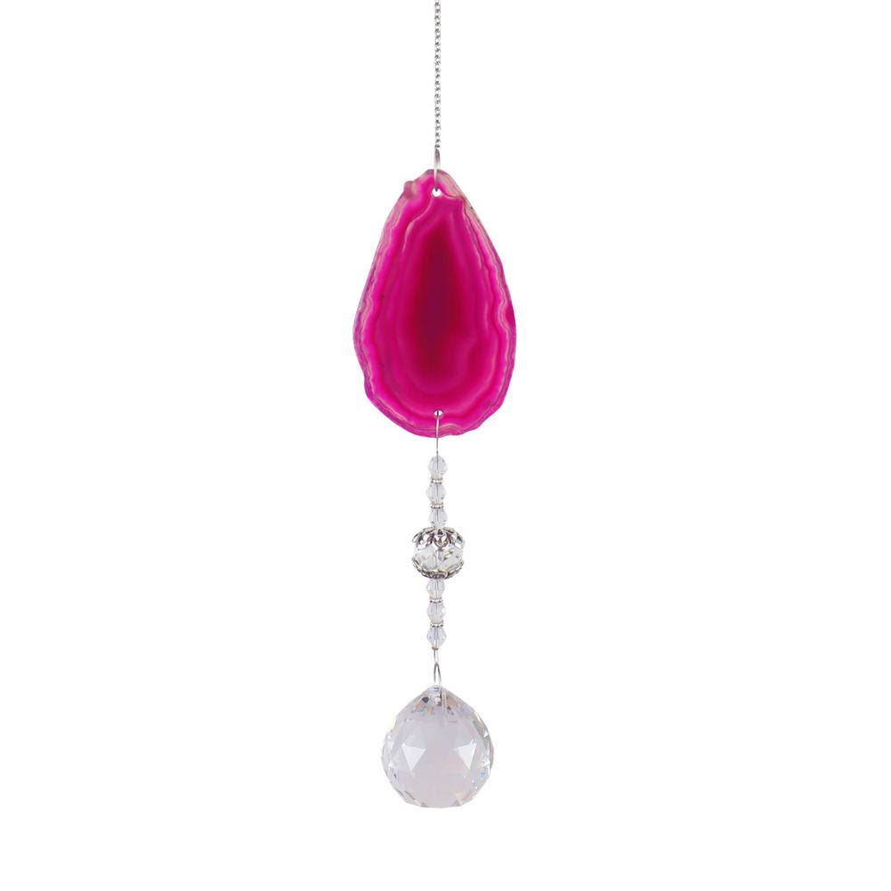 Olivenorma Handmade Hanging Pendant Sun Crystal Wind Chime