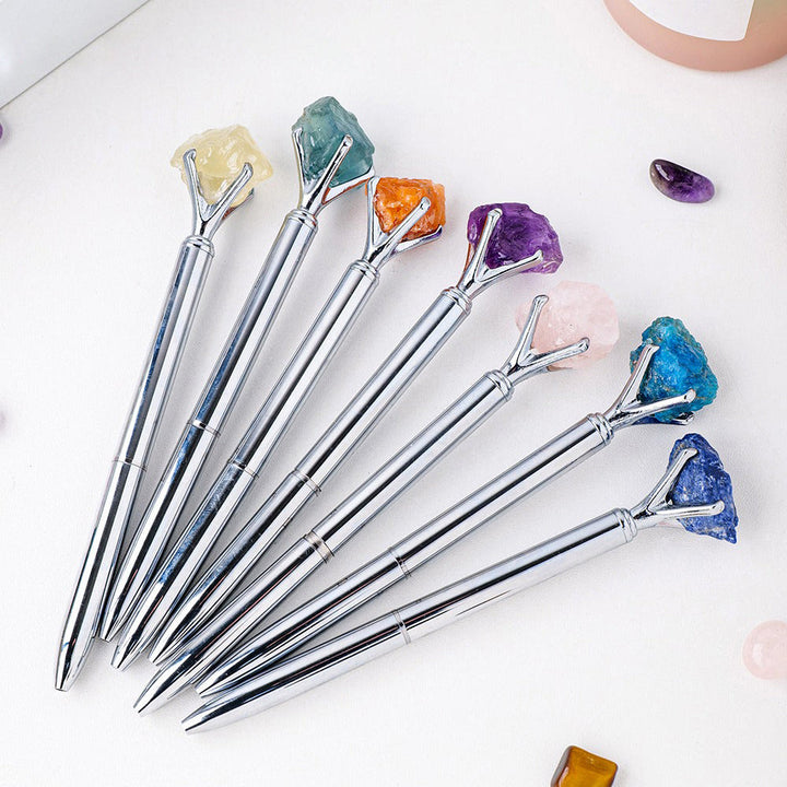 Olivenorma Raw Stone Manifestation Pen Gemstone Decoration - image 31