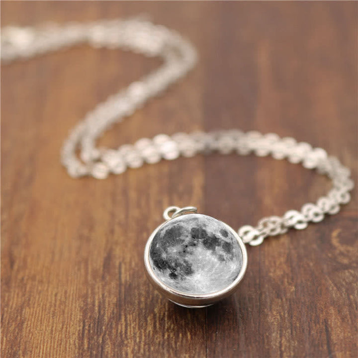Olivenorma Vast Universe Galaxy Necklace - Greymoon#Silver - image 16