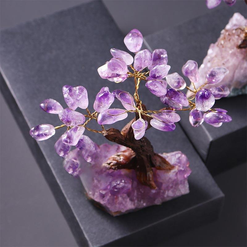 Olivenorma Amethyst Healing Feng Shui Tree