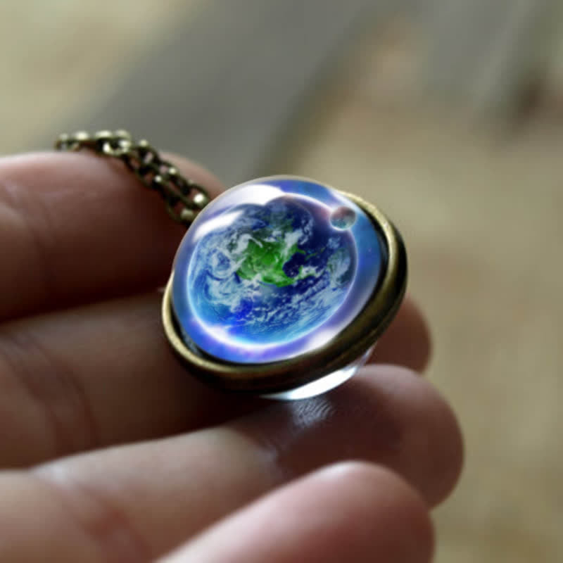 Olivenorma Vast Universe Galaxy Necklace - Earth - image 8