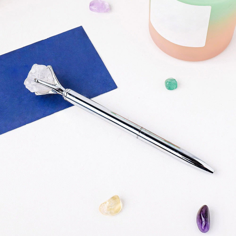 Olivenorma Raw Stone Manifestation Pen Gemstone Decoration - image 4