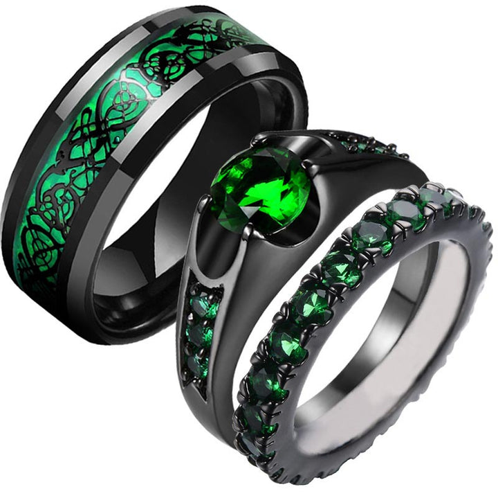 (Clearance 30% OFF / CODE: OFF30) Olivenorma For Noble Love Couple Rings