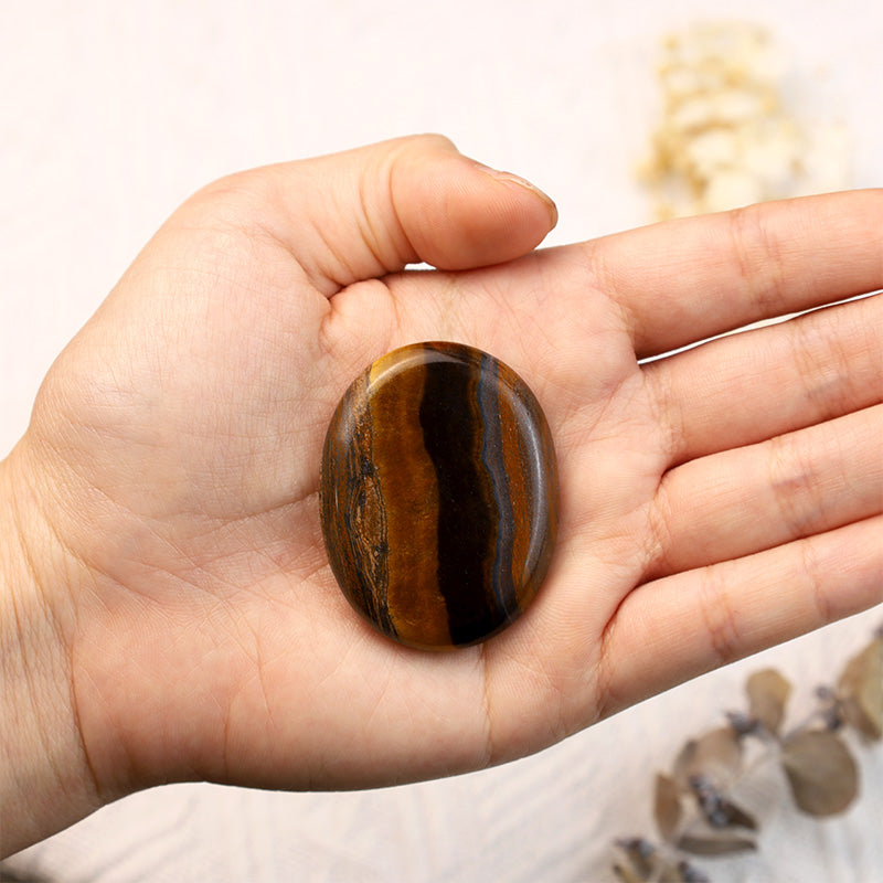 Olivenorma Tiger Eye Protection Thumb Worry Stone