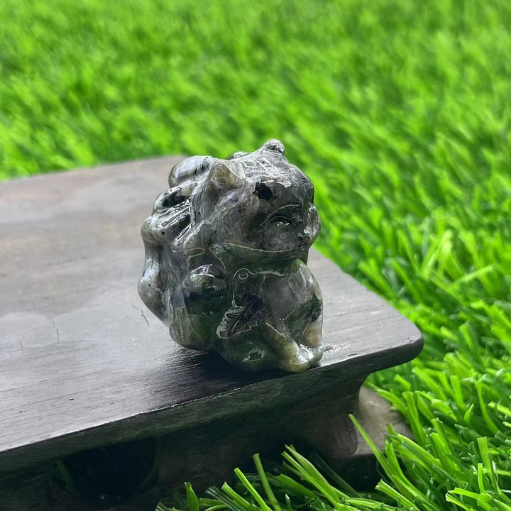 Olivenorma Natural Stone 3cm Nine Tailed Fox Gemstone Decoration - image 5