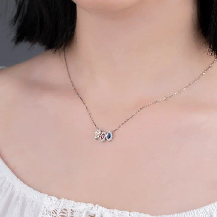 Olivenorma Tears Of Joy 1-8 Teardrop Birthstone Gift Card Necklace - image 8