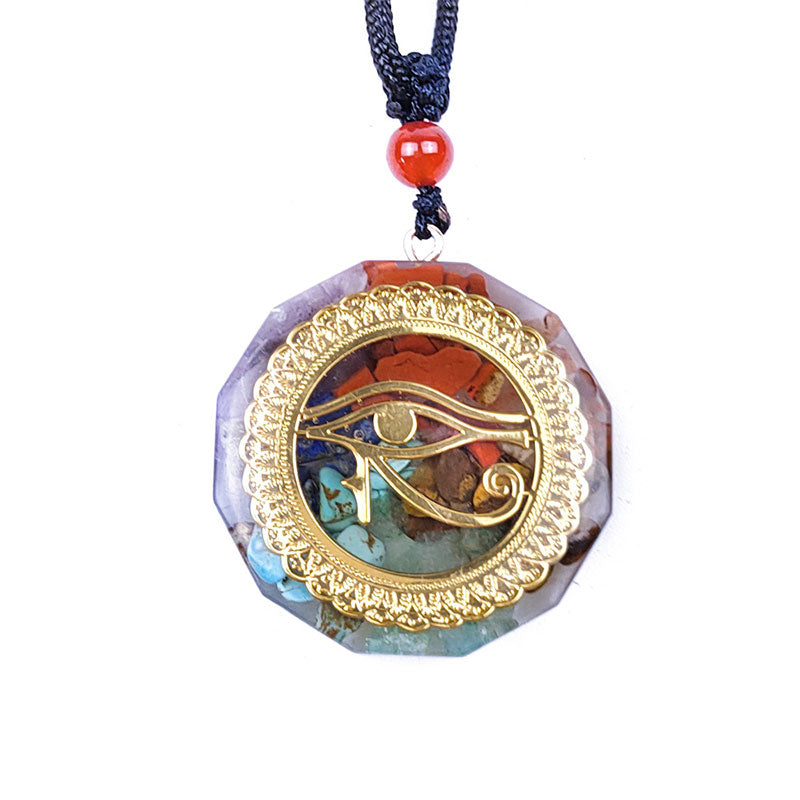 Olivenorma Chakra Healing Orgone Necklace