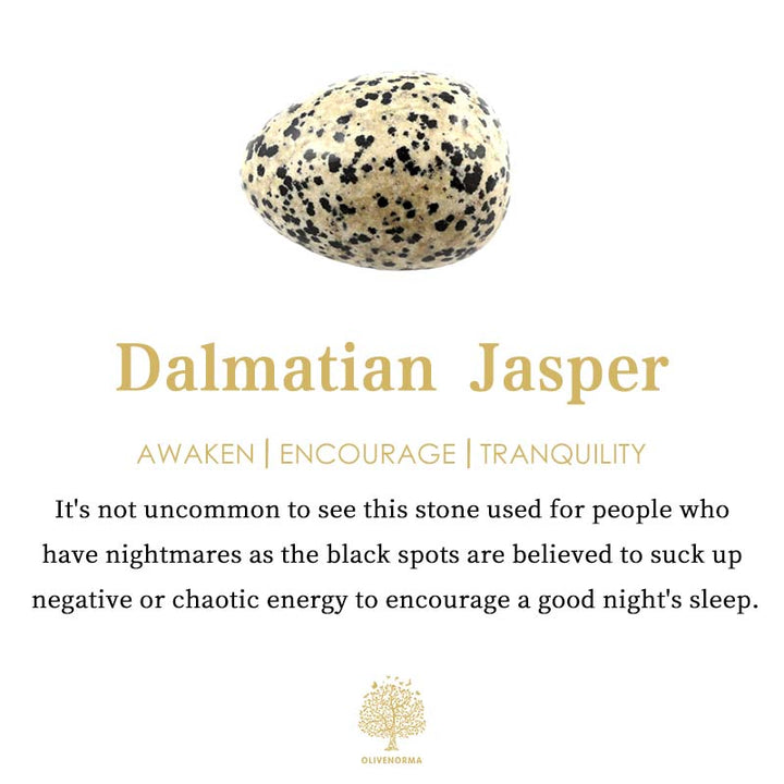 Olivenorma Dalmatian Jasper Heart Worry Stone - image 5