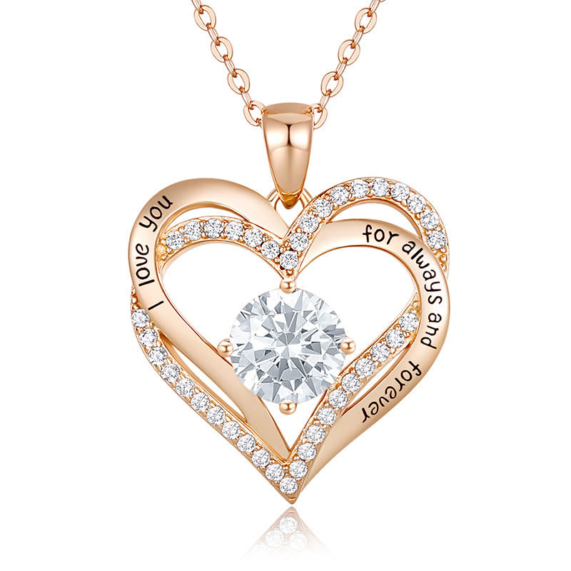Olivenorma "I Love You Always and Forever" – Forever Love Birthstone Heart Necklace - image 32