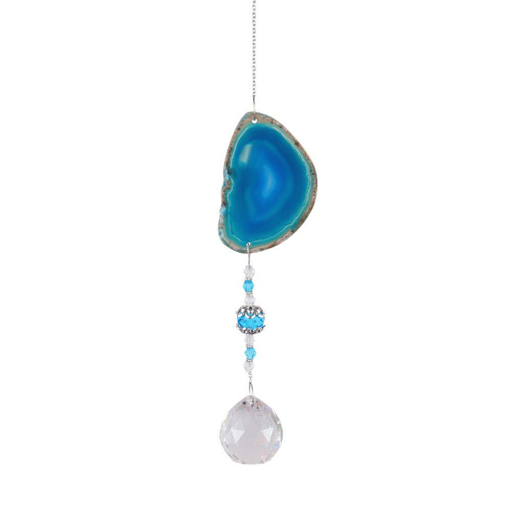 Olivenorma Handmade Hanging Pendant Sun Crystal Wind Chime