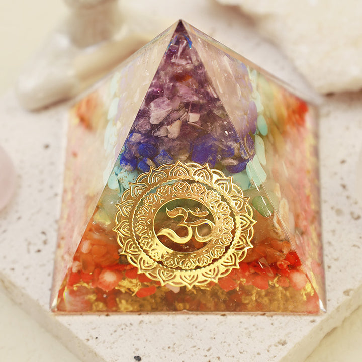 Olivenorma Pure Chakra Protection Orgone Pyramid