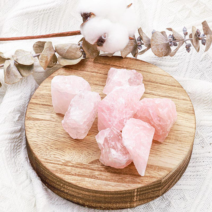 Olivenorma Rose Quartz Natural Raw Stone