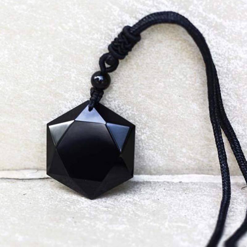 Premium Obsidian Talisman Necklace