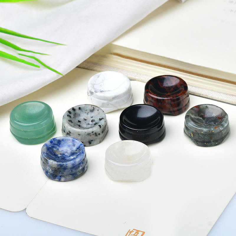 Olivenorma Natural Mineral Crystal Base Round Ball Holder Gemstone Decoration - image 31