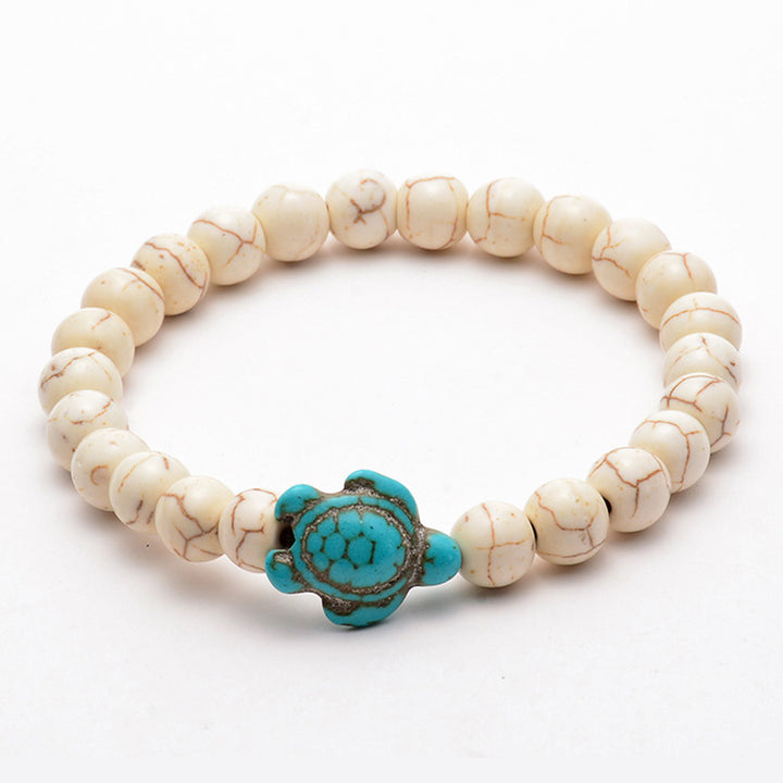 Natural Stone Turtle Bracelet
