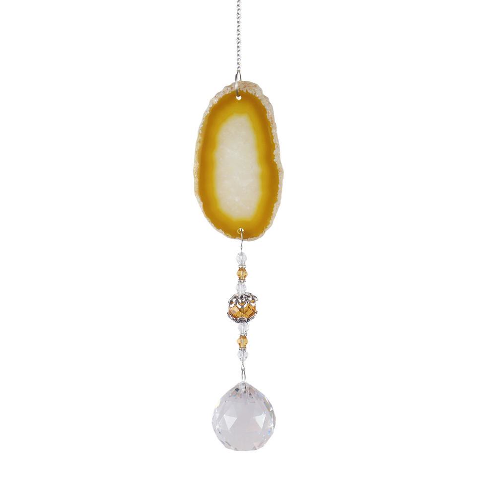 Olivenorma Handmade Hanging Pendant Sun Crystal Wind Chime