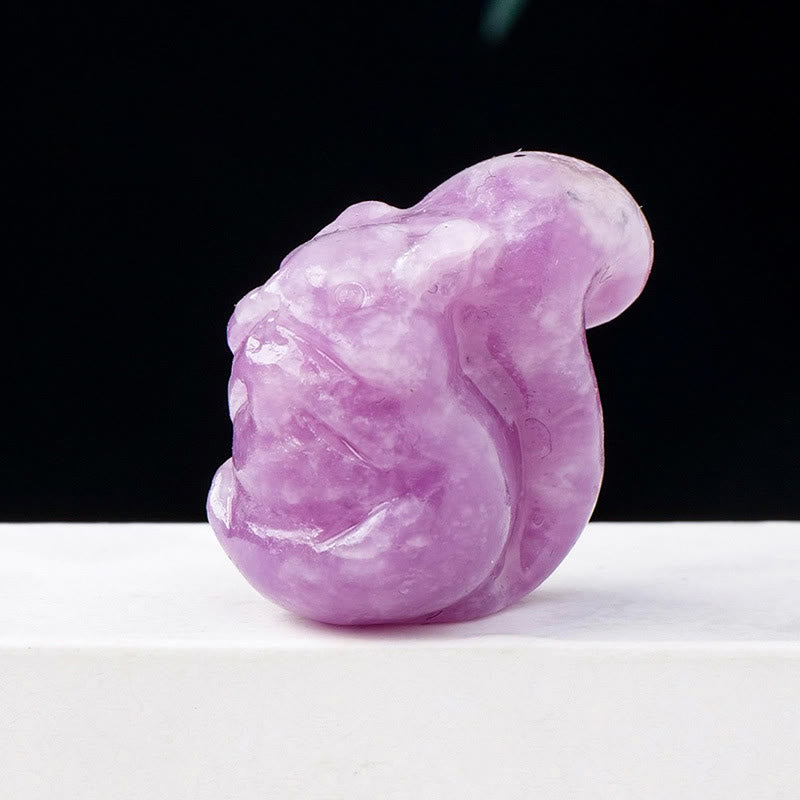 Olivenorma Natural Crystal Squirrel Carving Ornament Gemstone Decoration - image 32