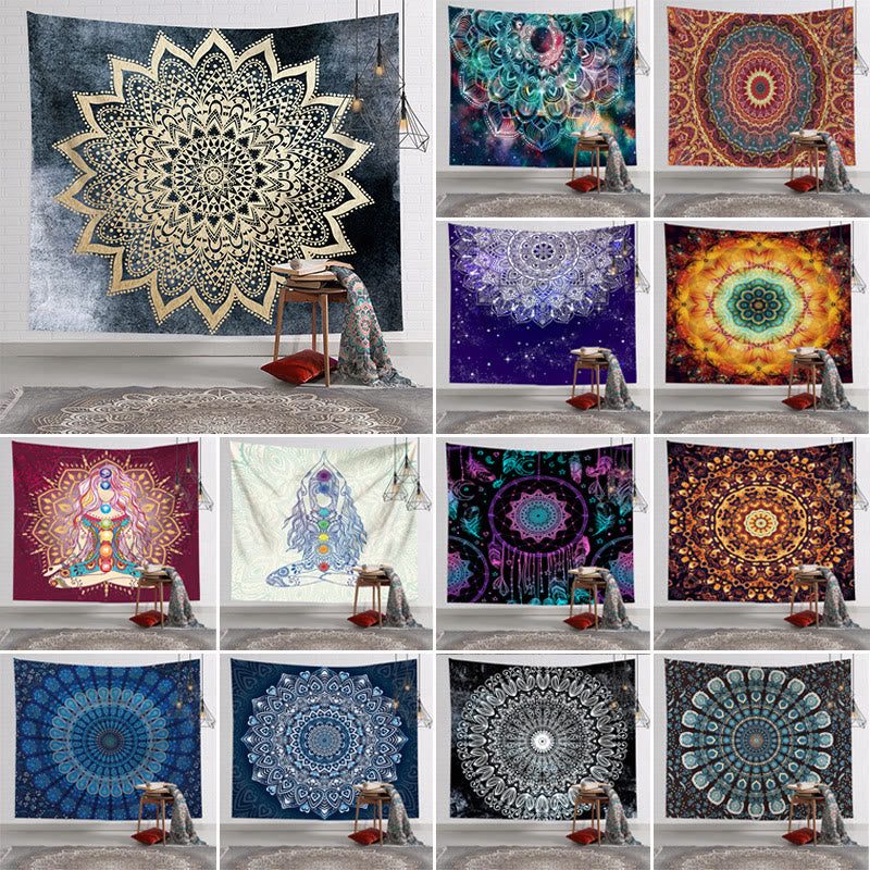 Olivenorma Yoga Backdrop Fabric Decorative Wall Covering Mural Tapestry - image 0
