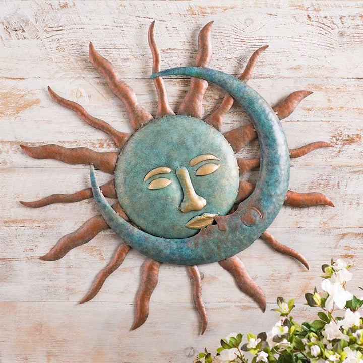 Olivenorma The Sun Kisses The Moon Home Metal Wall Decor