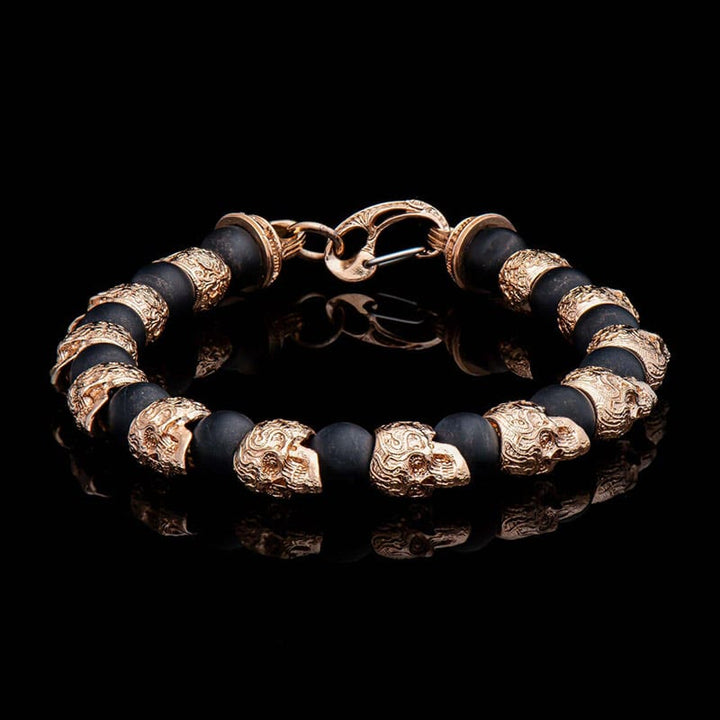 Olivenorma Natural Tiger Eye Handmade Stainless Steel Bracelet