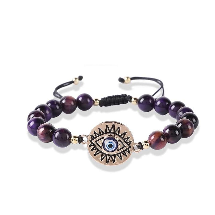 Tiger Eye Evil Eye Protection Bracelet