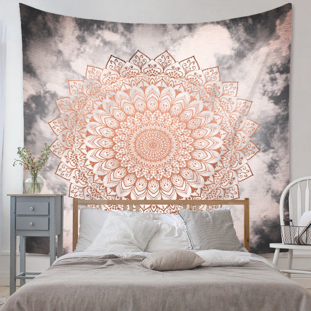 Olivenorma Mandala Flower Wall Hanging Tapestry