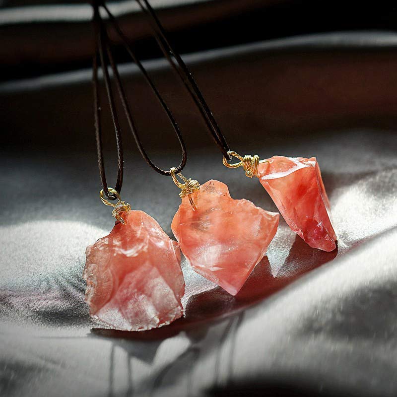 Red Quartz Grounding & Balancing Gemstone Neclace