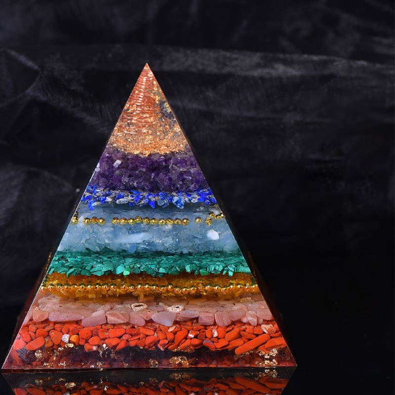Caac Pyramid Olivenorma Natural Chakra Balance Orgone Pyramid – us.olivenorma