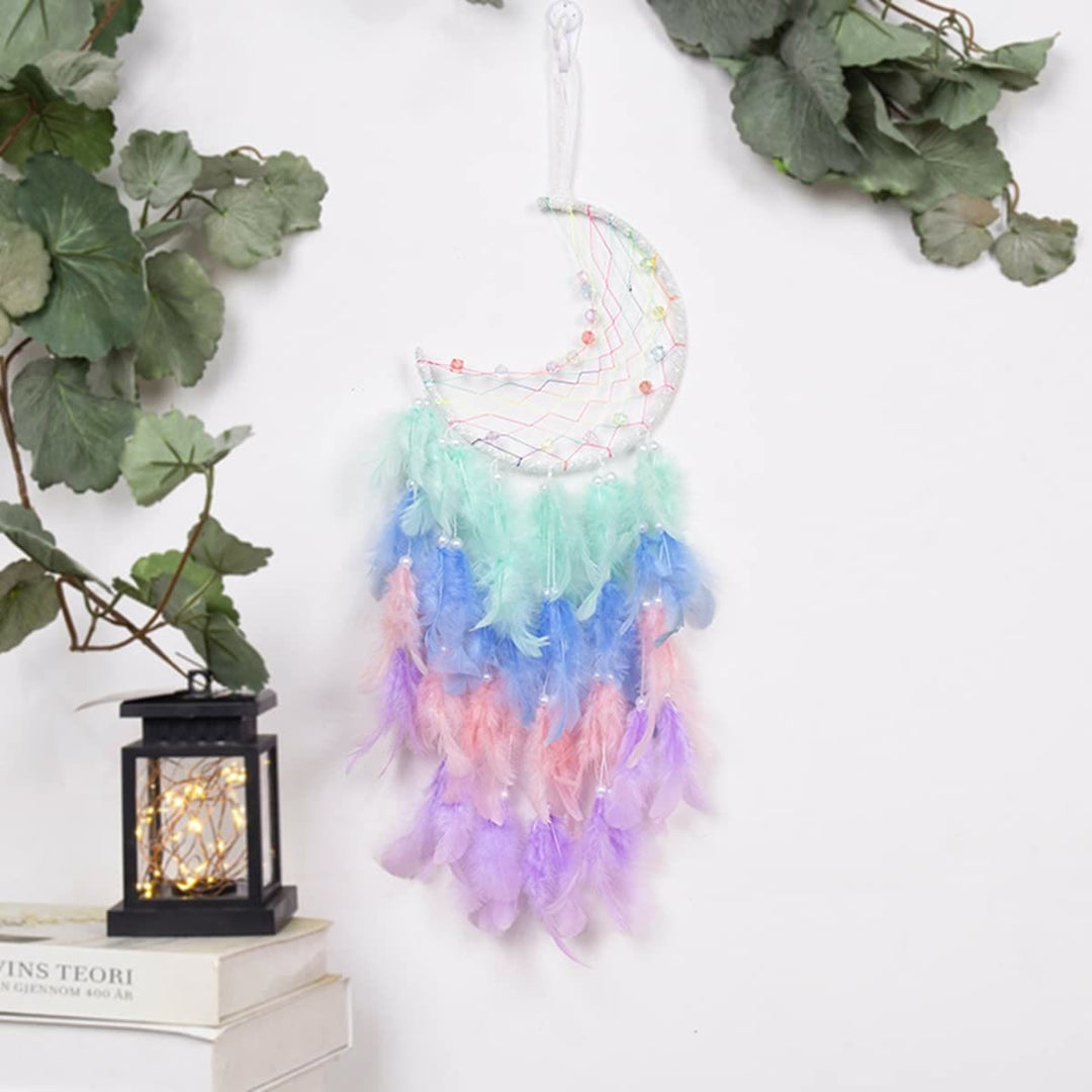 Olivenorma Colored Bead Feather Catcher