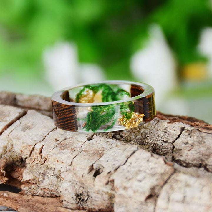 Olivenorma Intellectual & Optimistic - Handmade Wood Ring - image 29
